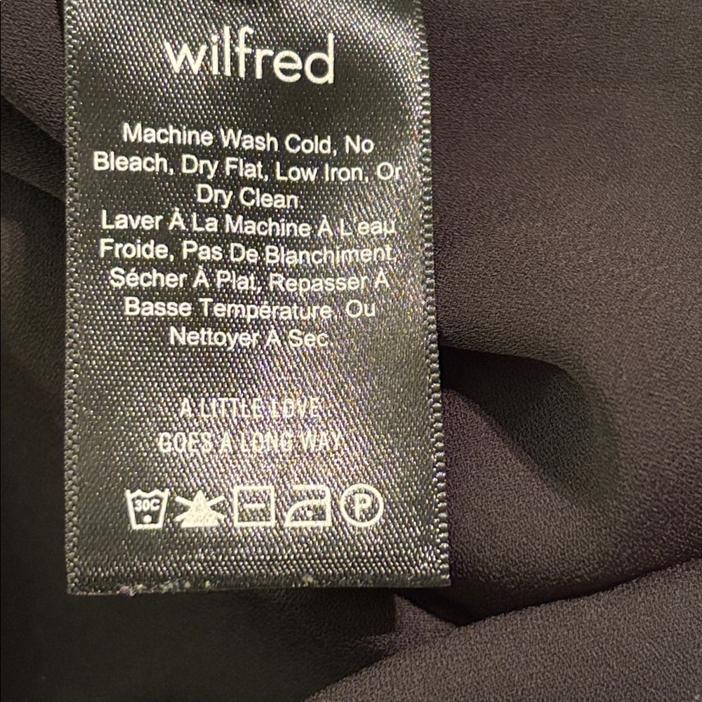 Aritzia Wilfred Lamare Ruffle Floral Mini Dress Open Back Peasant Prairie Sz XS - Picture 16 of 16